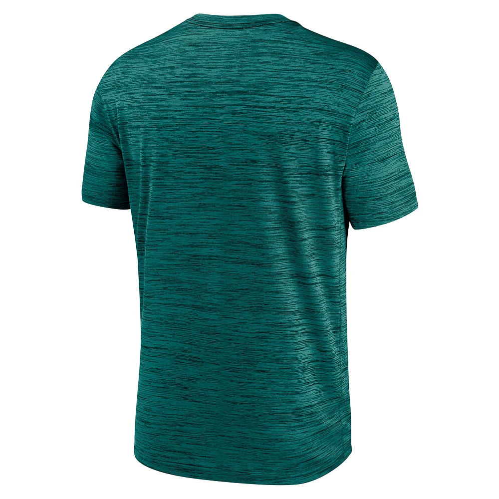 Men's Nike Aqua Seattle Mariners Authentic Collection Velocity Performance Practice T-Shirt