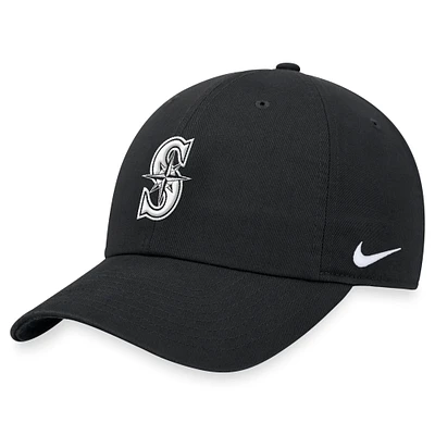 Casquette réglable Nike noire Seattle Mariners Club pour homme