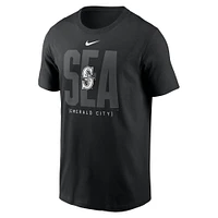 T-shirt Nike noir tendance pour homme des Seattle Mariners