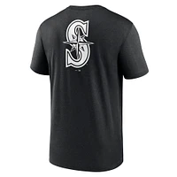 T-shirt Nike Seattle Mariners Fashion Over Shoulder Logo Legend pour homme, noir