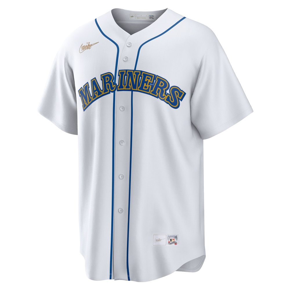 Men's Nike Edgar Martinez White Seattle Mariners Home Cooperstown Collection Replica Player Jersey