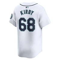 Men's Nike George Kirby White Seattle Mariners Home Limited Player Jersey