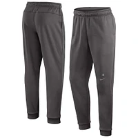 Pantalon de performance joueur voyage Nike gris Seattle Mariners Authentic Collection pour homme