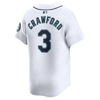 Men's Nike J.P. Crawford White Seattle Mariners Home Limited Player Jersey