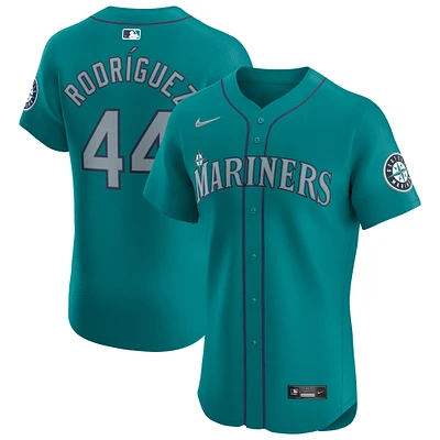 Men's Nike Julio Rodríguez Aqua Seattle Mariners Alternate Elite Player Jersey