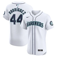 Maillot Nike Julio Rodríguez pour homme, blanc, Seattle Mariners, joueur d'élite domicile