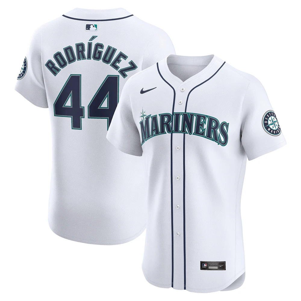 Men's Nike Julio Rodríguez White Seattle Mariners Home Elite Player Jersey