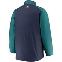 Men's Nike Navy/Aqua Seattle Mariners Authentic Collection Dugout Full-Zip Jacket