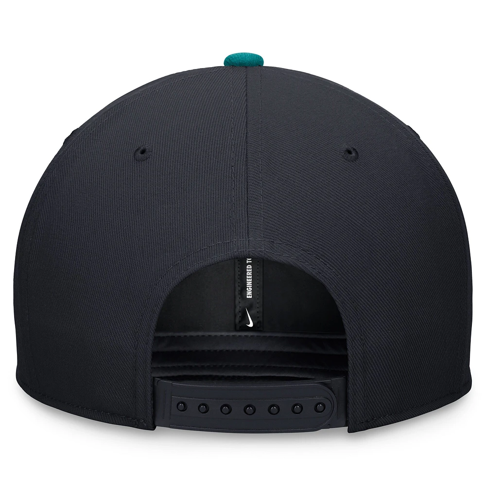 Men's Nike Navy/Aqua Seattle Mariners Two-Tone Snapback Hat