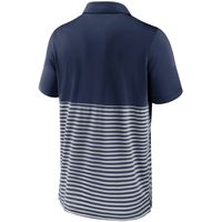 Men's Nike Navy/Gray Seattle Mariners Home Plate Striped Polo