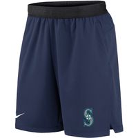 Men's Nike Navy Seattle Mariners Authentic Collection Flex Vent Performance - Shorts