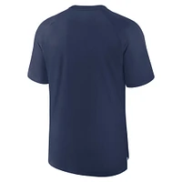 Men's Nike Navy Seattle Mariners Authentic Collection Pregame Raglan Performance T-Shirt