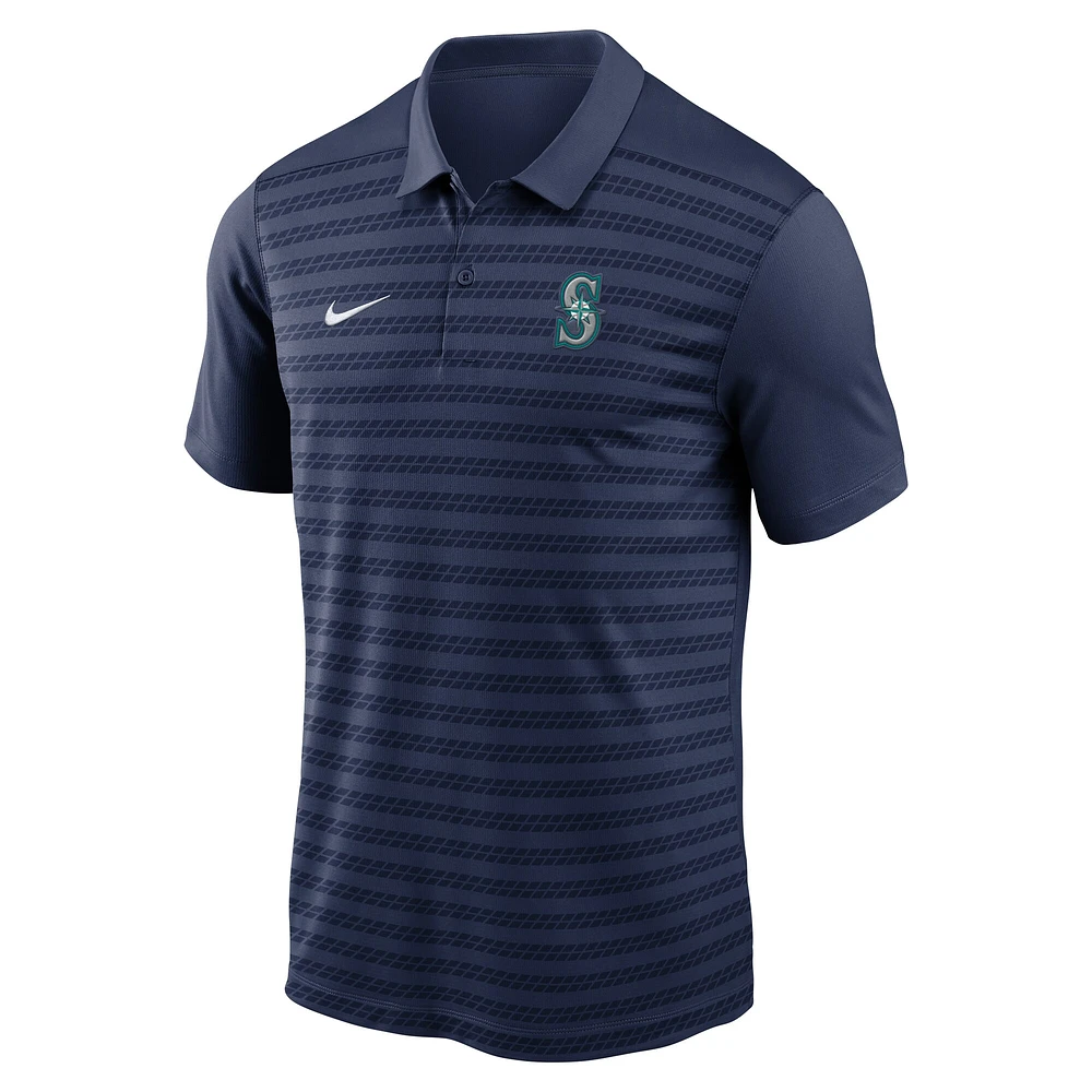 Polo Nike bleu marine Seattle Mariners Authentic Collection Victory Performance pour homme