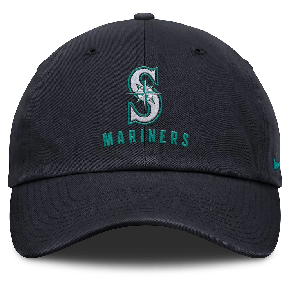Men's Nike Navy Seattle Mariners Club Adjustable Hat