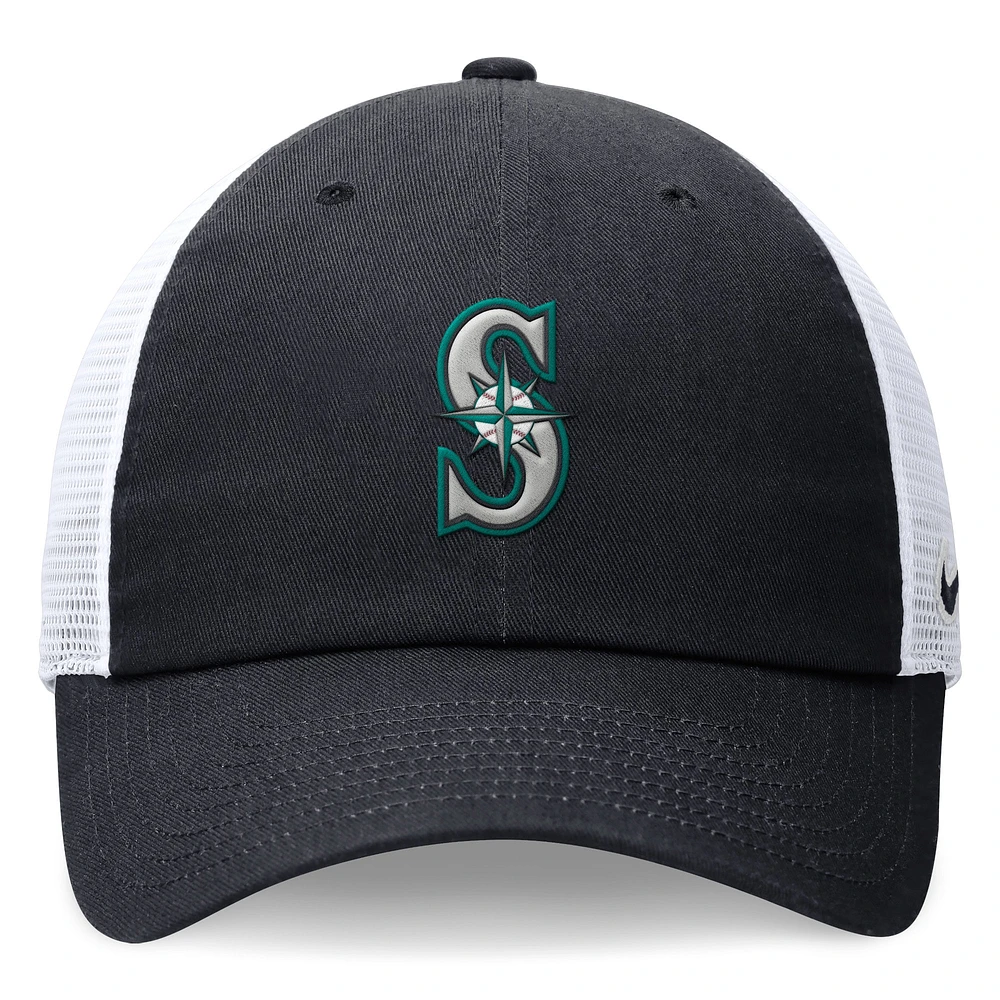 Casquette ajustable Nike Navy Seattle Mariners Club Trucker pour homme