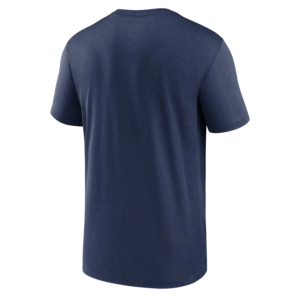 T-shirt Nike bleu marine Seattle Mariners Fuse Legend pour homme