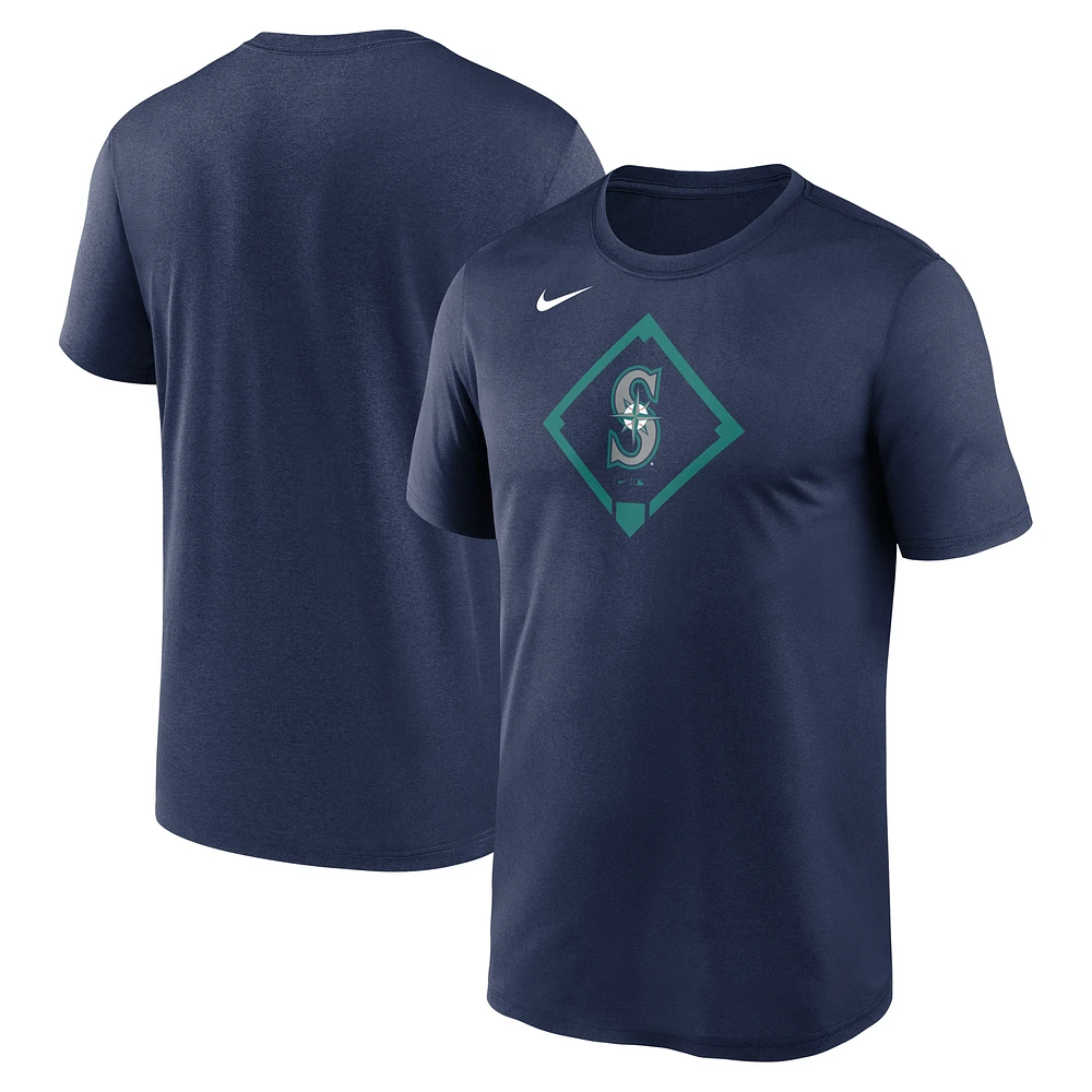T-shirt Nike bleu marine Seattle Mariners Icon Legend Performance pour homme