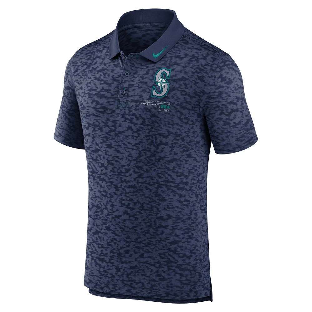 Polo Nike Seattle Mariners Next Level bleu marine pour homme