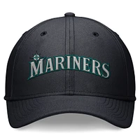 Casquette Nike Performance Flex bleu marine pour homme des Seattle Mariners