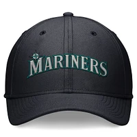 Casquette Nike Performance Flex bleu marine pour homme des Seattle Mariners