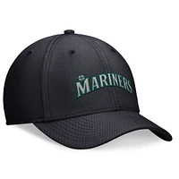 Casquette Nike Performance Flex bleu marine pour homme des Seattle Mariners
