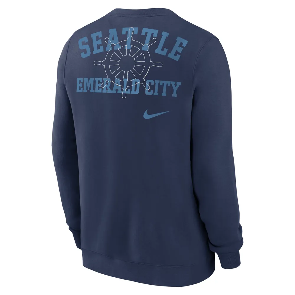 Sweat-shirt à enfiler Nike Seattle Mariners Statement Ball Game Fleece pour homme - Bleu marine