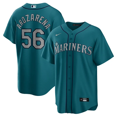 Maillot réplique de joueur alternatif Nike Randy Arozarena Aqua des Seattle Mariners pour homme