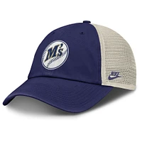 Casquette ajustable Nike Royal/Natural pour homme des Seattle Mariners Cooperstown Collection Club Trucker