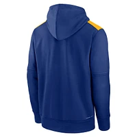 Men's Nike  Royal Seattle Mariners Authentic Collection City Connect Therma Pullover Hoodie