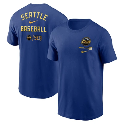 Men's Nike  Royal Seattle Mariners City Connect Double T-Shirt