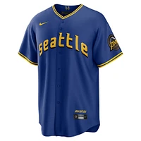 Men's Nike  Royal Seattle Mariners City Connect Replica Jersey