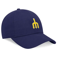 Casquette ajustable Nike Royal Seattle Mariners Rewind Cooperstown Collection Club pour homme