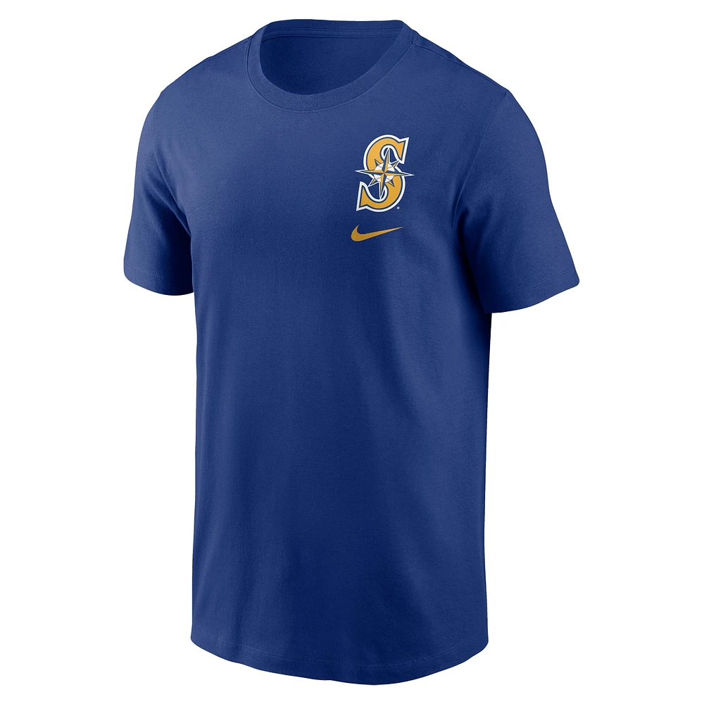 T-shirt Nike Royal Seattle Mariners True to the Blue Hometown pour homme