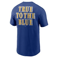 T-shirt Nike Royal Seattle Mariners True to the Blue Hometown pour homme