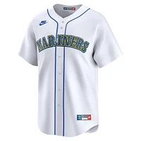 Men's Nike White Seattle Mariners Cooperstown Collection Limited Jersey