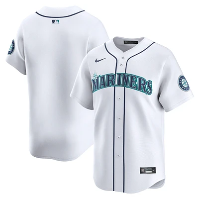 Maillot Nike blanc à domicile des Seattle Mariners pour homme