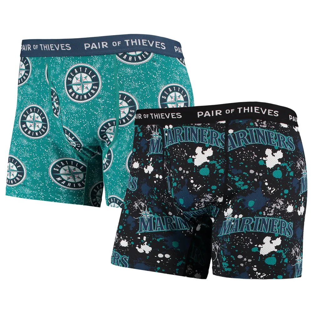 Lids Seattle Mariners Pair of Thieves Super Fit 2-Pack Boxer