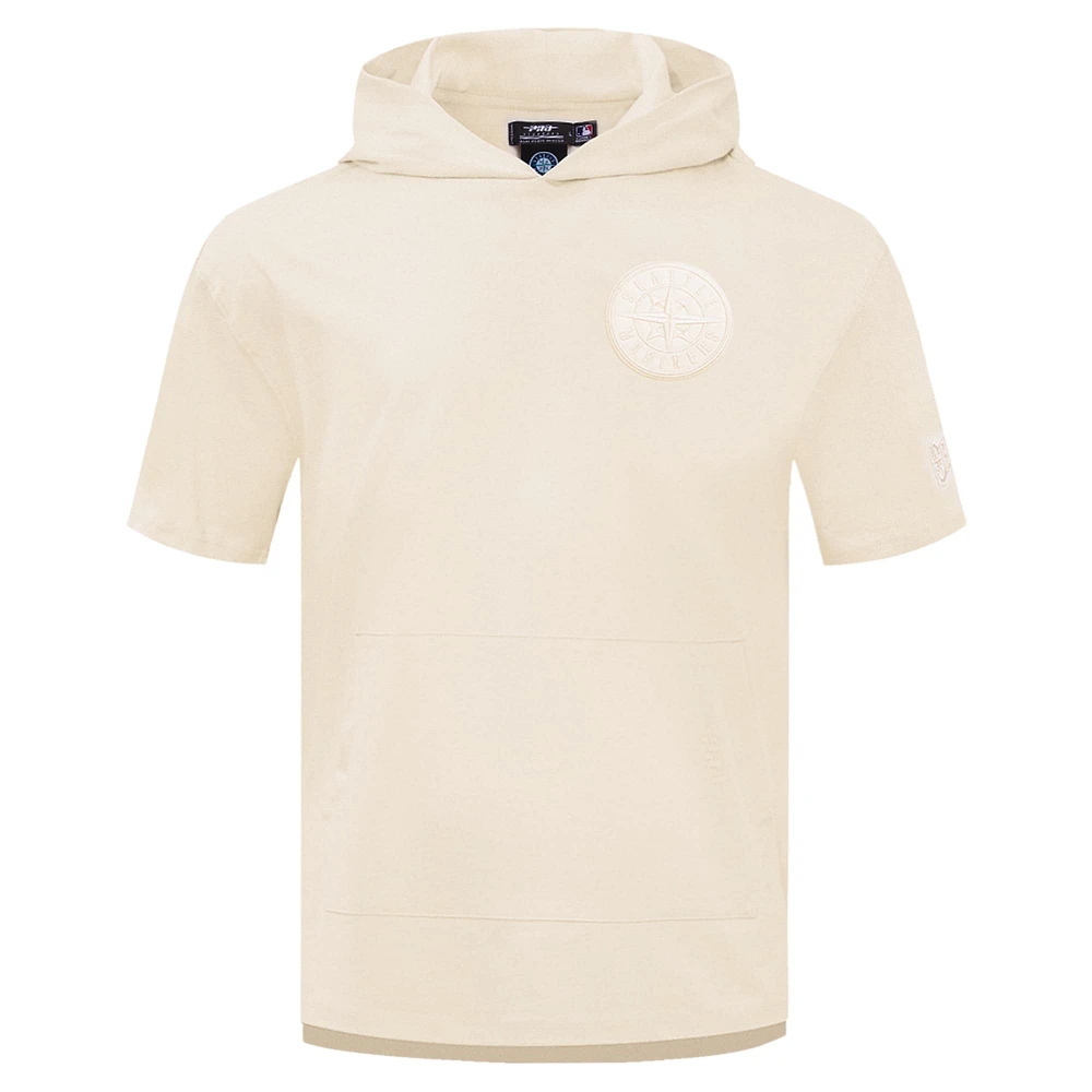 Men's Pro Standard Cream Seattle Mariners Neutral Hoodie T-Shirt