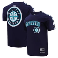 T-shirt à bandes Pro Standard Marine Seattle Mariners pour homme