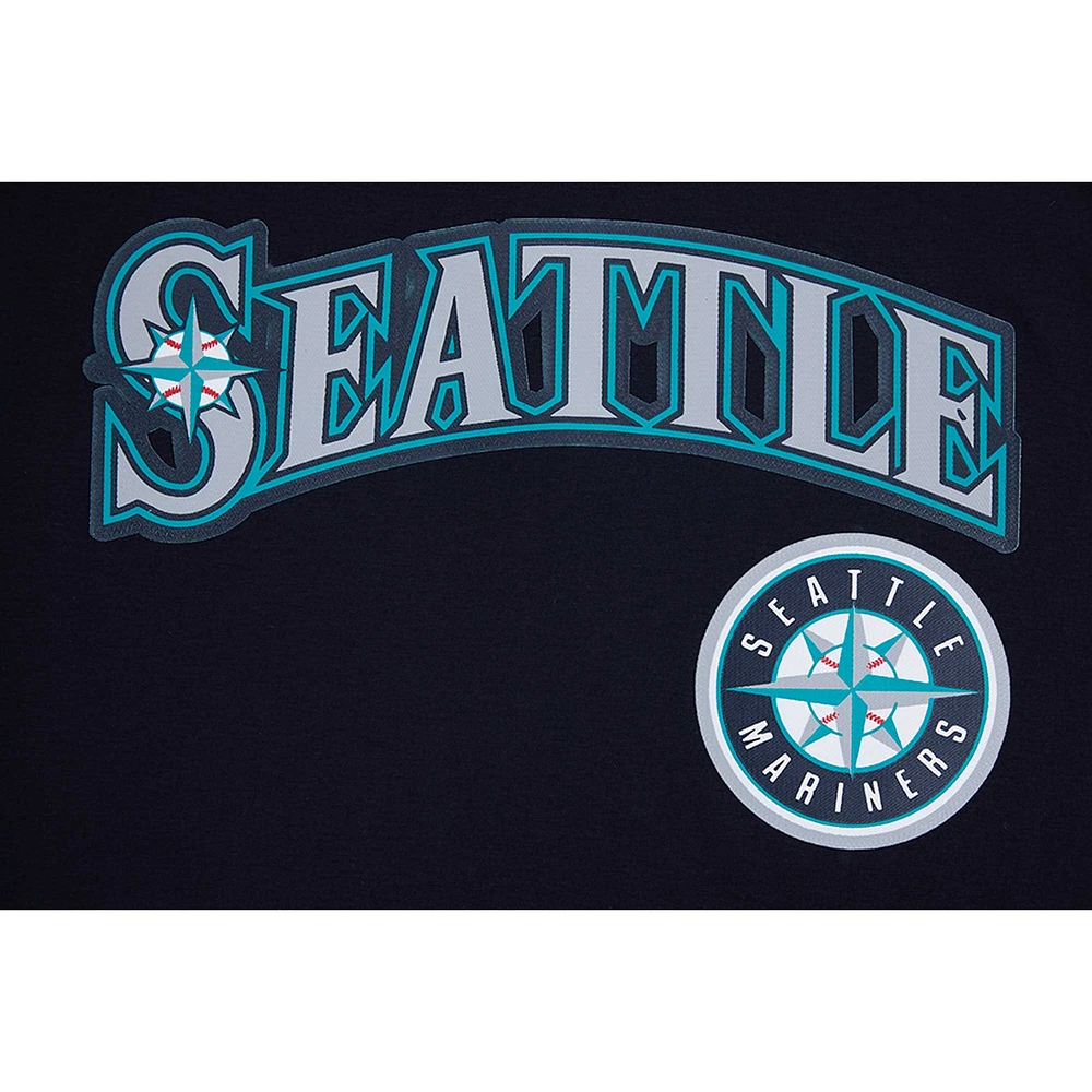 T-shirt à bandes Pro Standard Marine Seattle Mariners pour homme