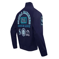 Men's Pro Standard Navy Seattle Mariners Area Code Twill Full-Zip Jacket