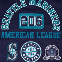 Veste zippée en sergé bleu marine Pro Standard pour homme des Seattle Mariners Area Code