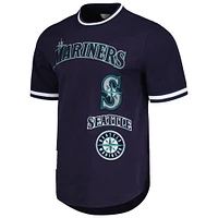 T-shirt classique rétro pour hommes Pro Standard Navy Seattle Mariners Cooperstown Collection