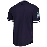 T-shirt classique rétro pour hommes Pro Standard Navy Seattle Mariners Cooperstown Collection