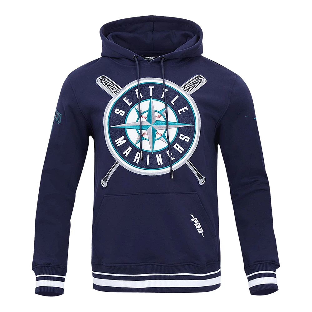 Sweat à capuche avec logo Mash Up des Seattle Mariners Pro Standard pour hommes, bleu marine