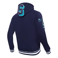 Sweat à capuche avec logo Mash Up des Seattle Mariners Pro Standard pour hommes, bleu marine