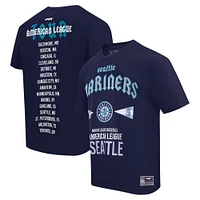 T-shirt surdimensionné City Tour des Seattle Mariners Pro Standard pour hommes, bleu marine