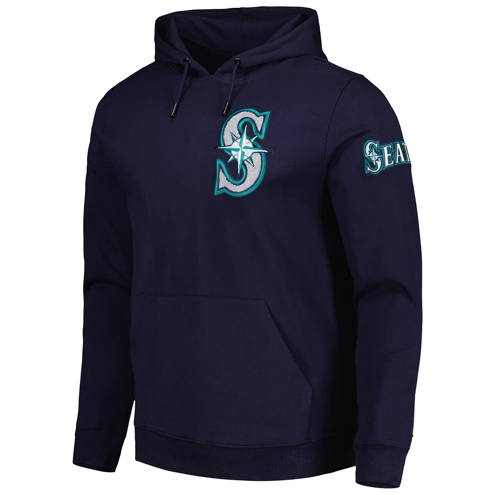 Sweat à capuche et logo de l'équipe Seattle Mariners Pro Standard pour homme, bleu marine