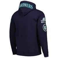 Sweat à capuche et logo de l'équipe Seattle Mariners Pro Standard pour homme, bleu marine