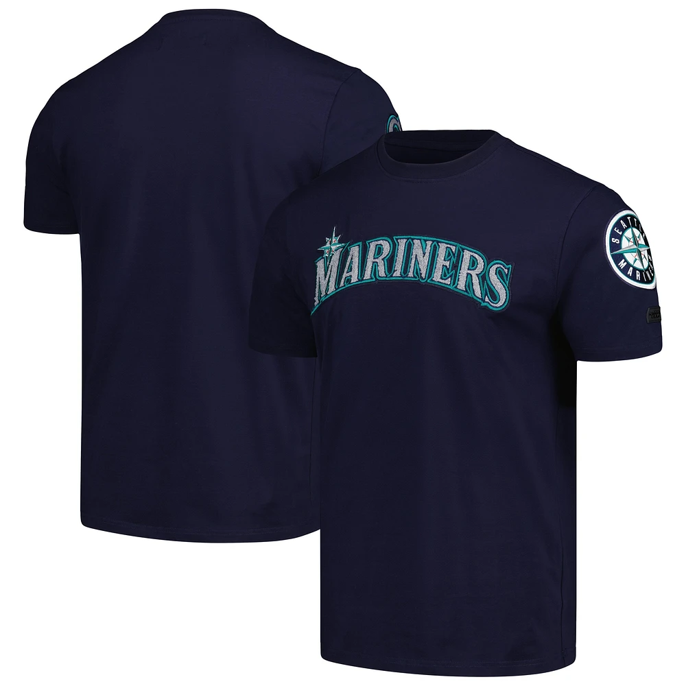 T-shirt Pro Standard bleu marine avec logo de l'équipe Seattle Mariners pour homme